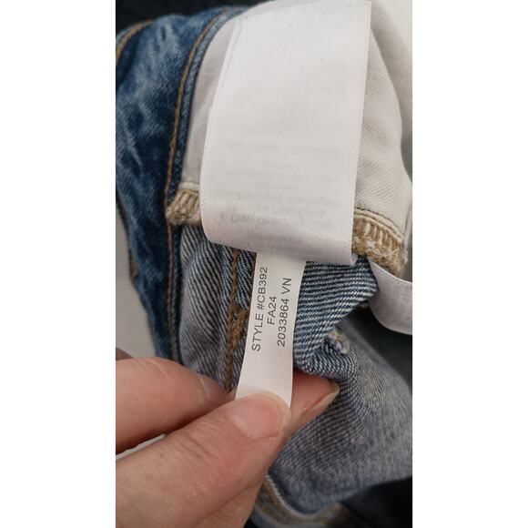 J.Crew button Fly Vintage wide leg premium jeans boho Preppy Sz 27 Eco Friendly - Picture 10 of 11